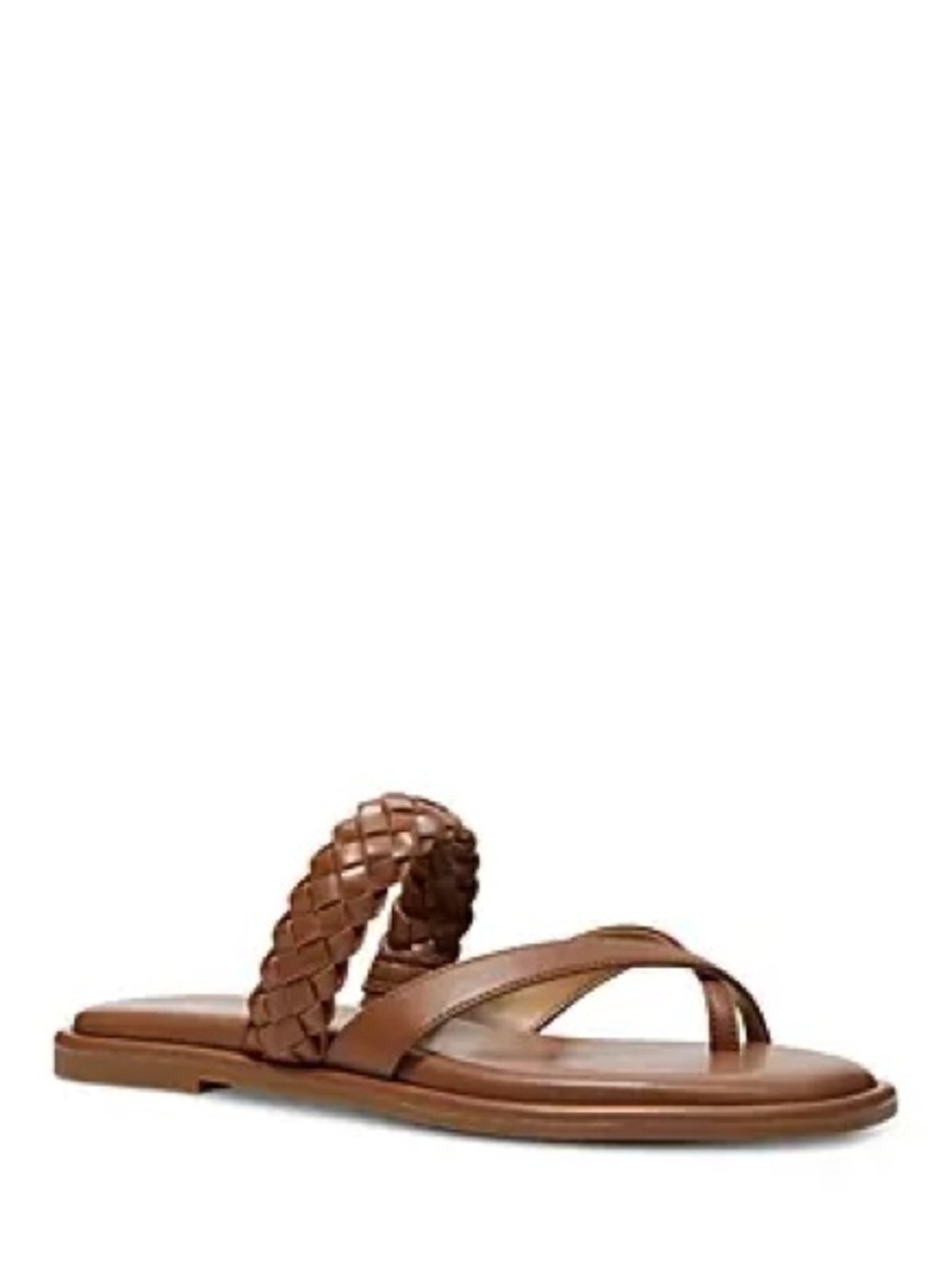 Michael Kors Alba Thong Slide - Luggage Brown